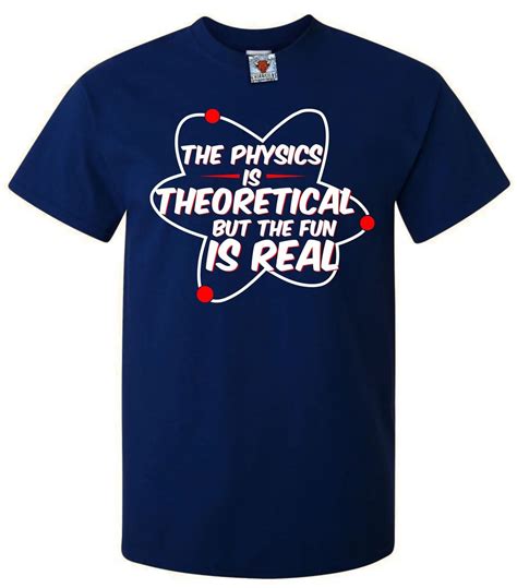 funny physics t shirts|More.